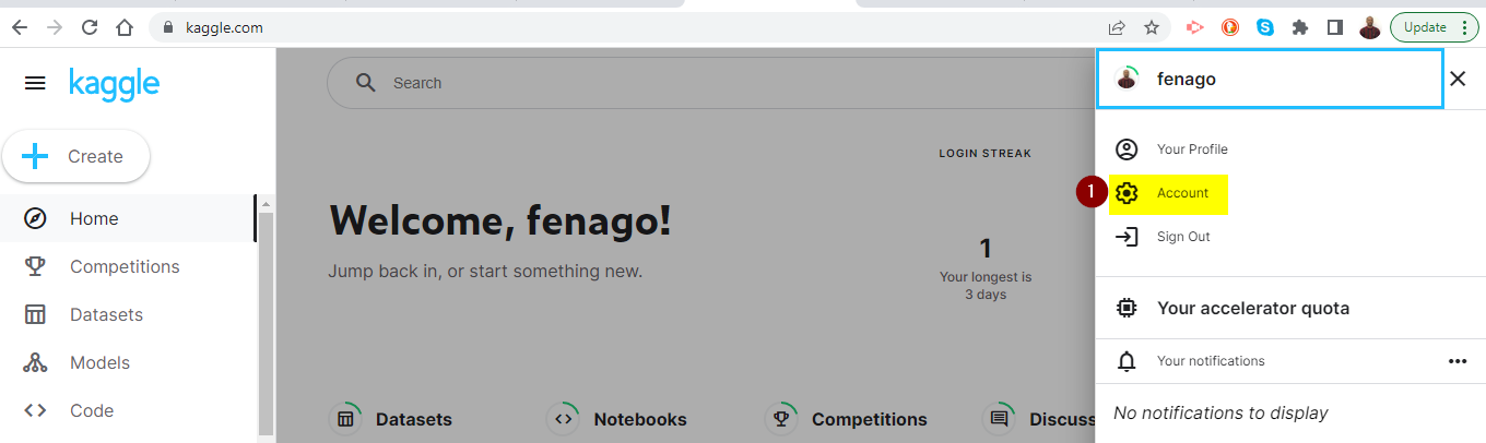 Bot Kaggle tự động dataset