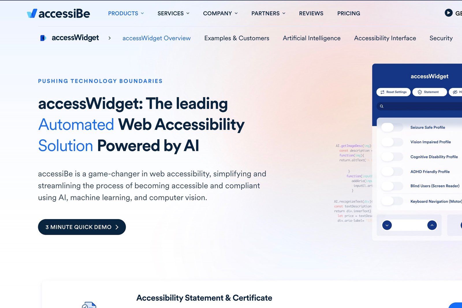 AI viết accessibility statement